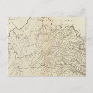 Staat Virginia Postkarte