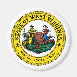 Staat Virginia, USA Magnet