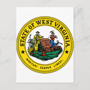 Staat Virginia, USA Postkarte