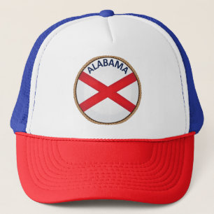 Staat von Alabama Flag Siegel Trucker Hat Truckerkappe