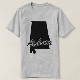 Staat von Alabama-Form-T - Shirt