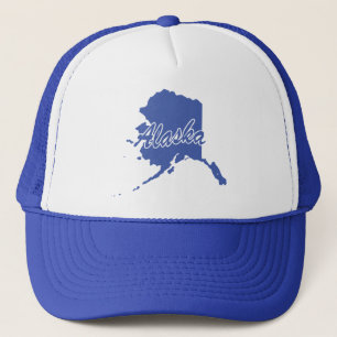 Staat von Alaska Form Trucker Hut Truckerkappe