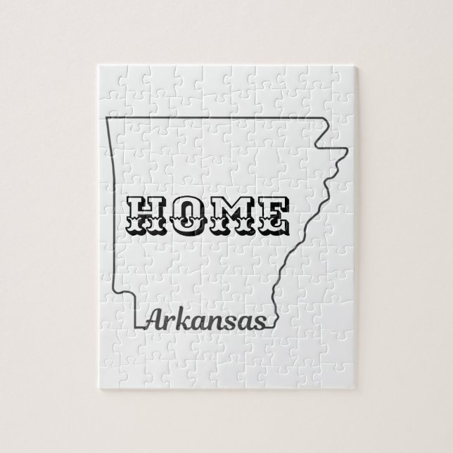 Staat von ARKANSAS Puzzle (Vertikal)