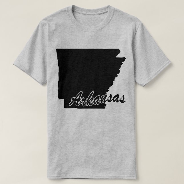 Staat von Arkansas Shape-T - Shirt (Design vorne)