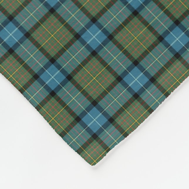 Staat von California Tartan Fleecedecke (Ecke)