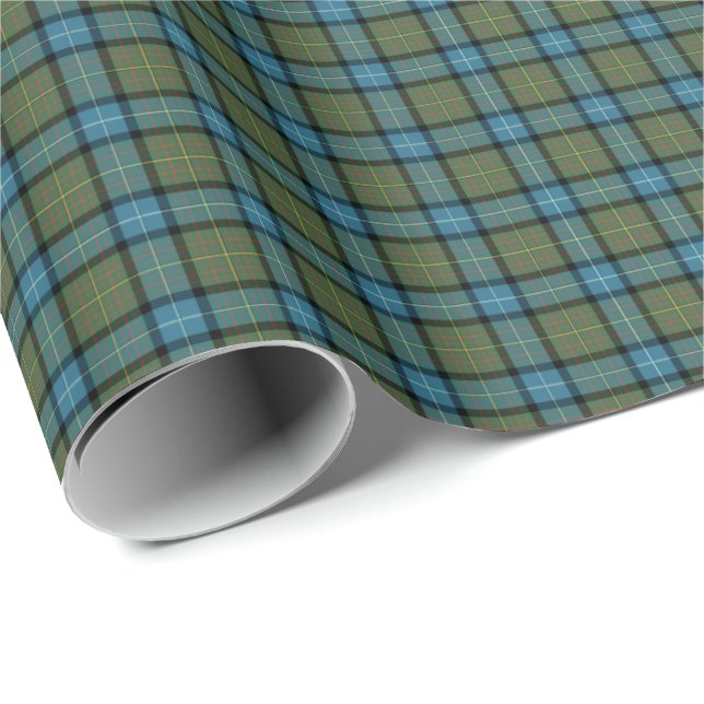 Staat von California Tartan Geschenkpapier (Rolleneckpunkt)