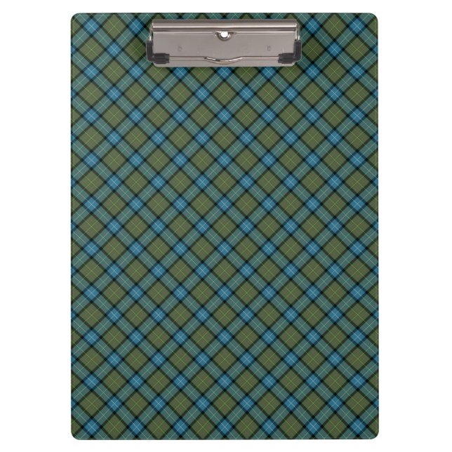 Staat von California Tartan Klemmbrett (Vorderseite)