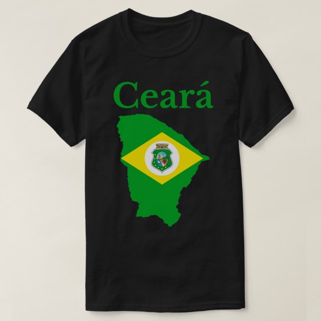 Staat von Ceara Design Brasilien T-Shirt (Design vorne)