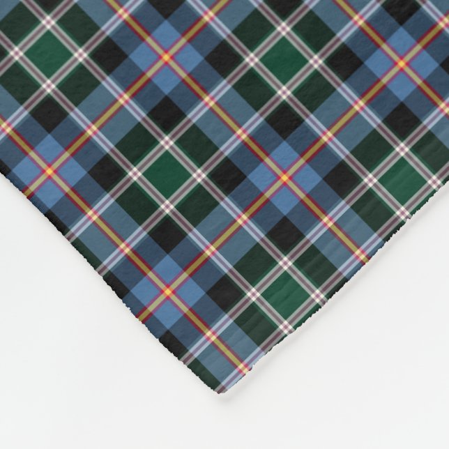 Staat von Colorado Tartan Fleecedecke (Ecke)