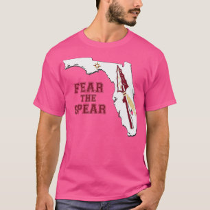 Staat von Florida fürchten den Speer (mehrfarbig) T-Shirt
