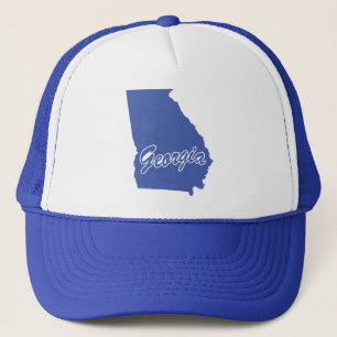 Staat von Georgia Form Trucker Hat Truckerkappe