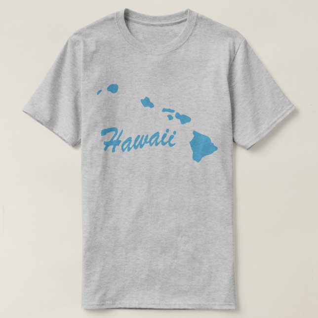 Staat von Hawaii Shape-T - Shirt (Design vorne)