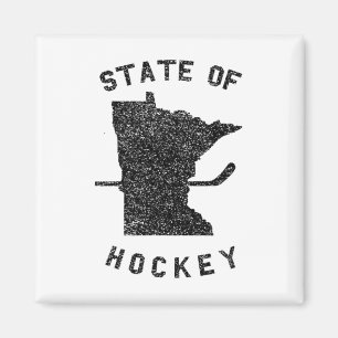 Staat von Hockey Minnesota Magnet