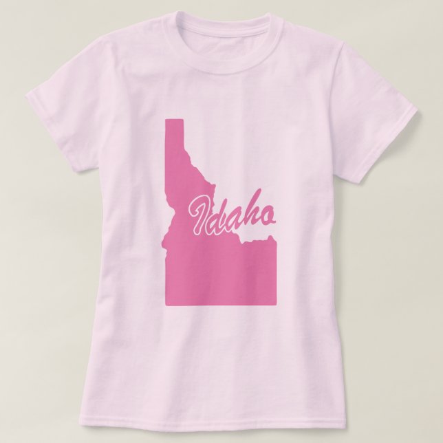 Staat von Idaho Form T - Shirt (Design vorne)