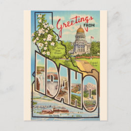 Staat von Idaho Gruß Postkarte
