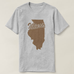 Staat von Illinois Shape T - Shirt