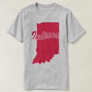 Staat von Indiana Shape-T - Shirt