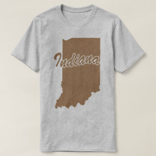 Staat von Indiana Shape-T - Shirt