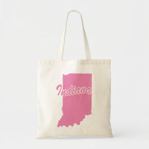 Staat von Indiana Shape Tote Bag Tragetasche