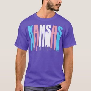 Staat von Kansas-Trans-Flag-Transgender T-Shirt