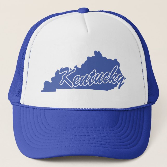 Staat von Kentucky Shape Trucker Hat Truckerkappe (Vorderseite)