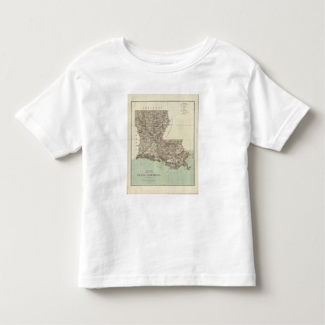 Staat von Louisiana Kleinkind T-shirt (Vorderseite)