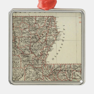 Staat von Louisiana Ornament Aus Metall