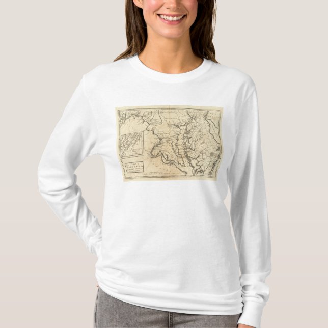 Staat von Maryland 2 T-Shirt (Vorderseite)