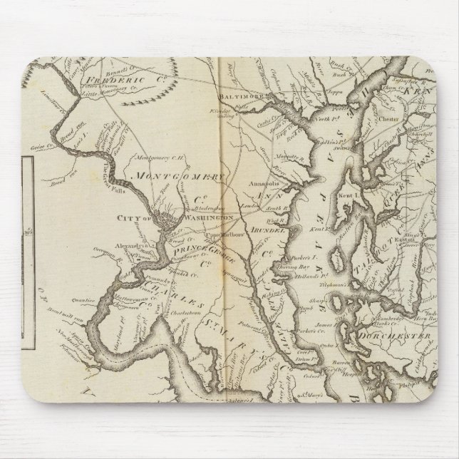 Staat von Maryland Mousepad (Vorne)