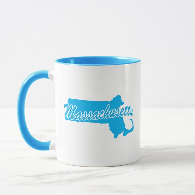 Staat von Massachusetts Form Tasse (Links)