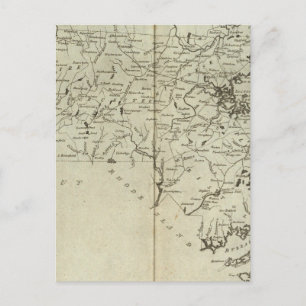 Staat von Massachusetts Postkarte