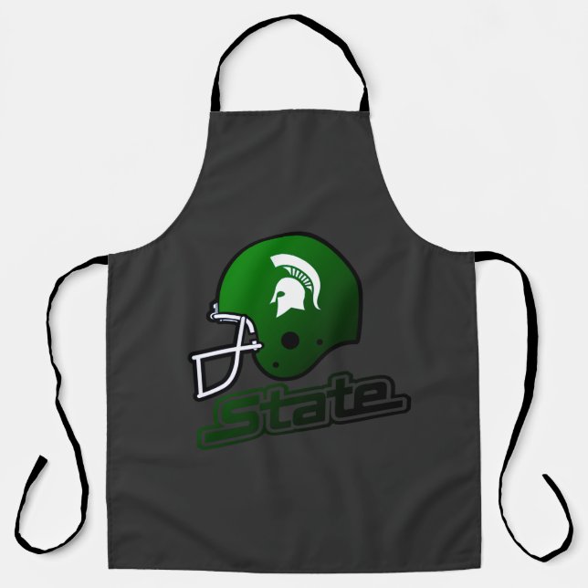 Staat von Michigan Green Black Schürze (Vorderseite)