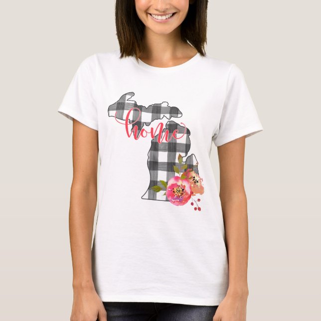 Staat von Michigan T-Shirt (Vorderseite)