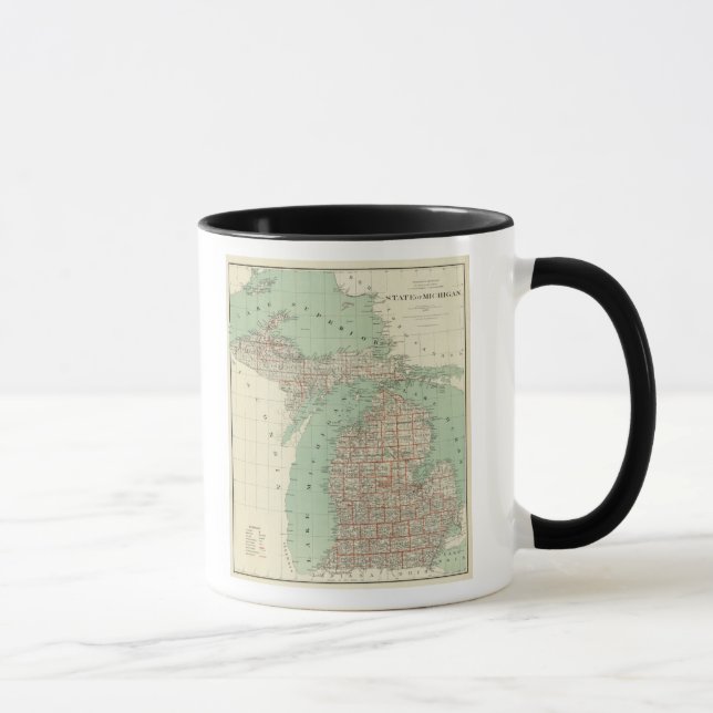Staat von Michigan Tasse (Rechts)