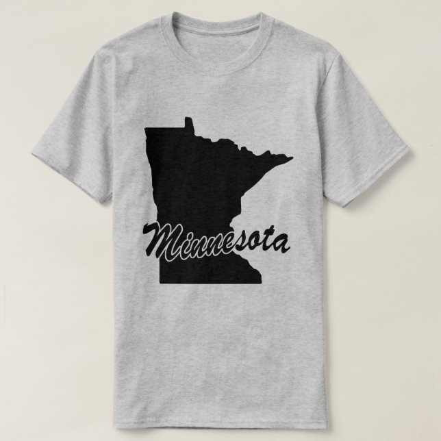 Staat von Minnesota Form T - Shirt (Design vorne)