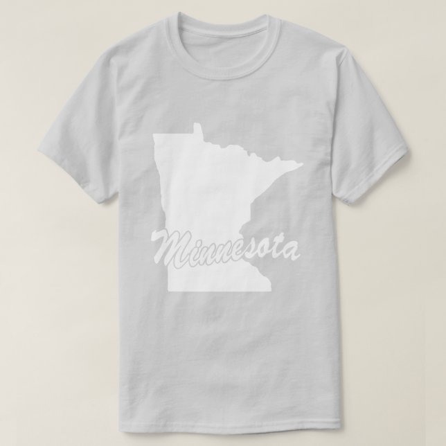 Staat von Minnesota Form T - Shirt (Design vorne)