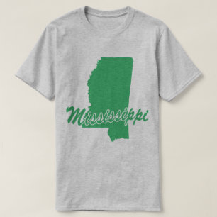Staat von Mississippi-Form-T - Shirt