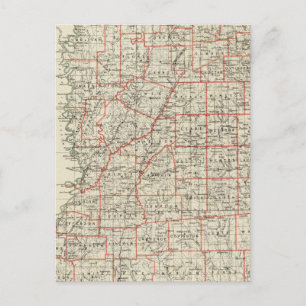 Staat von Mississippi Postkarte