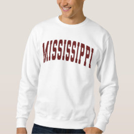 Staat von Mississippi Vintager Uni Sweatshirt