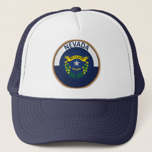 Staat von Nevada Flag Siegel Trucker Hat Truckerkappe