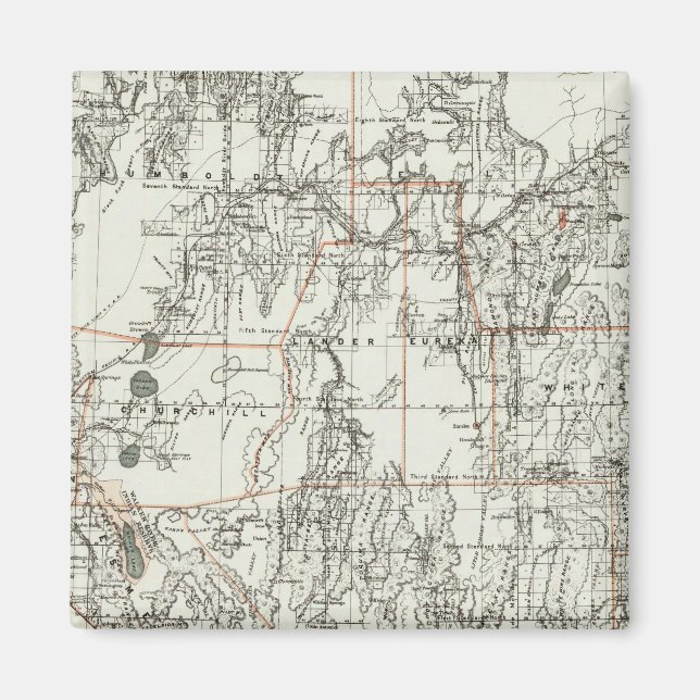 Staat von Nevada Magnet (Vorne)