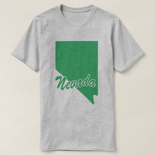 Staat von Nevada Shape T - Shirt (Design vorne)