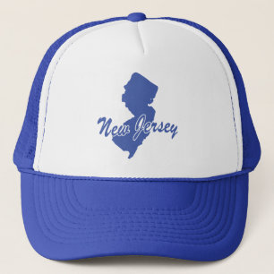 Staat von New Jersey Shape Trucker Hat Truckerkappe