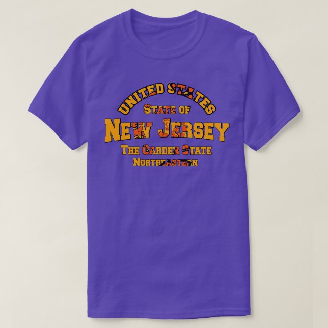Staat von New Jersey T-Shirt (Design vorne)