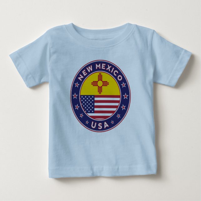 Staat von New Mexico Baby T-shirt (Vorderseite)