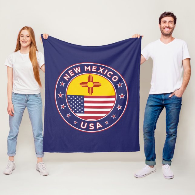 Staat von New Mexico Fleecedecke (Beispiel)