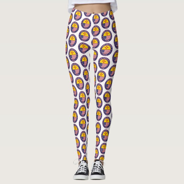 Staat von New Mexico Leggings (Vorderseite)