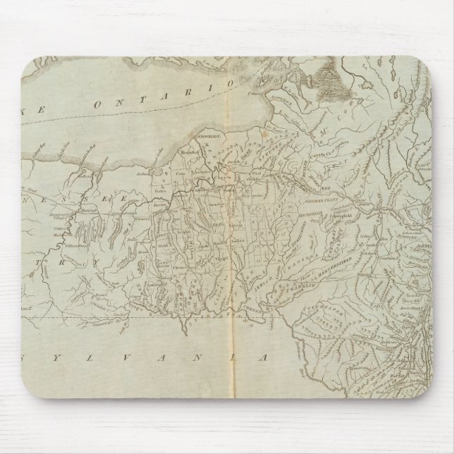 Staat von New York 2 Mousepad (Vorne)