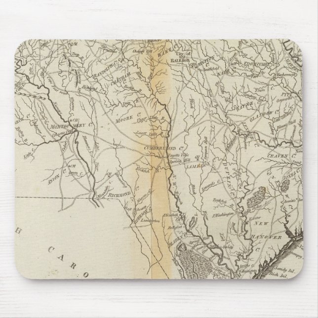 Staat von North Carolina Mousepad (Vorne)