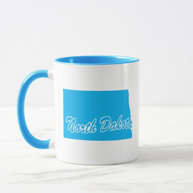 Staat von North Dakota Form Tasse (Links)
